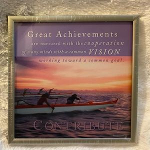 ✨🆕💦🛶VINTAGE SUCCESSORIES MOTIVATIONAL CONTRIBUTE PLAQUE🛶💦